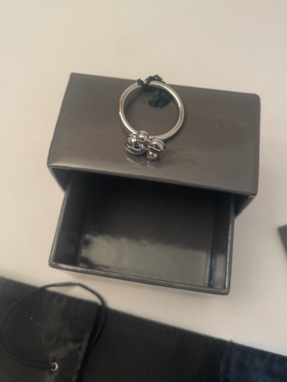 Calvin Klein Fidget Spinner Ring Size 7 One Size New in Box NIB with Dustbag